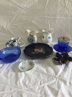 group shot of all eight tableware pieces