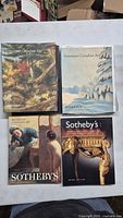 Front covers of four Sotheby’s catalogues