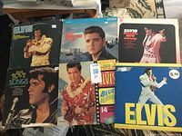 All six album covers laid out for identification