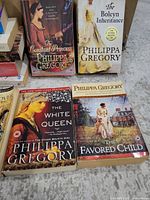 Front covers of four Philippa Gregory novels