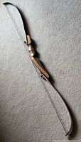 Full view of strung Samick Sage recurve bow
