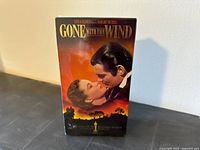 Front view of sealed Gone With the Wind VHS slipcase