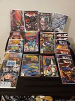 All comics laid out showing front covers