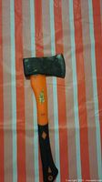 Full view of hatchet front side