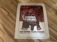 Front of mounted A Fistful Of Dollars movie poster