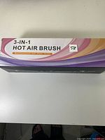 Boxed 3-in-1 hot air brush top view