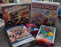 All five boxed games grouped