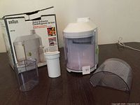 All components laid out with box