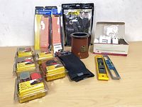 Group shot of all items on tabletop