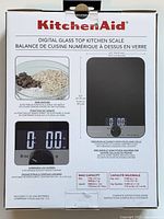 Retail box front showing specifications and capacity