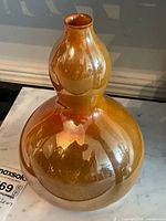 Full view of Moorcroft double gourd vase front