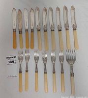 All 17 pieces arranged showing fronts