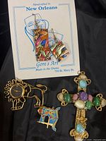 All four jewelry pieces together