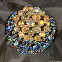 Front view displaying full rhinestone cluster design
