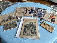 Overview of entire lot laid out on table