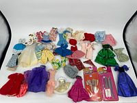 Overview of entire lot laid out on white background