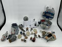 Group shot showing all playsets, vehicles and action figures