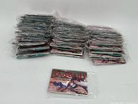 Stacked group of approximately 40 sealed Beckett magazines