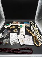 Group shot of all jewelry pieces laid out