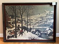 Front view of framed print showing full artwork and frame