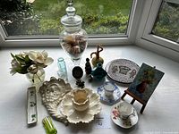 Group shot of entire lot on windowsill