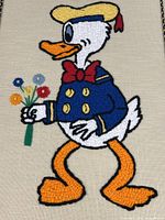 Close-up of Donald Duck figure detail