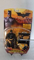 Front of sealed Batman Begins Battle Gear package