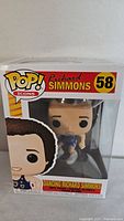 Front view of boxed Richard Simmons Funko Pop showing character and series number 58