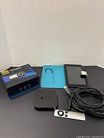 All three electronic items displayed together