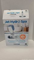 Front view of boxed ConairCare Jet Hydro Spa