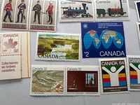 Mixed singles and pairs of 32c, 37c, 64c and $2 stamps with various 1983 designs