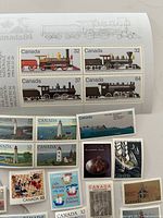 Locomotive souvenir sheet and assorted singles