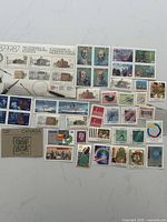 Full group of mint Canadian stamps and souvenir sheet