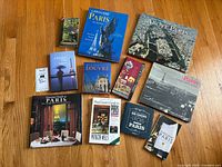 Group shot of all eleven Paris books