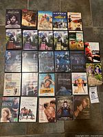 All 27 discs laid out in rows