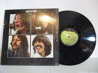 Front cover and vinyl record displayed