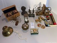 All items overview on tabletop