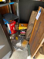 Creeper, wheel cover box, gift pack box, snow chain bag, funnels in situ