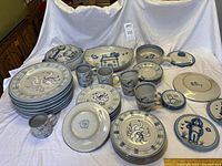 Group view of all stoneware pieces