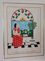 Framed poster full view