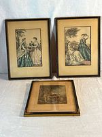 Group shot of all three framed prints