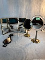 All four mirrors displayed together