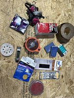 All items laid out together on wood surface