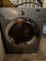 Full front view of Frigidaire Infinity dryer
