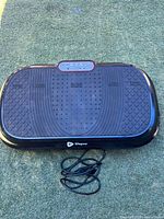 Top view of LifePro vibration plate with power cord
