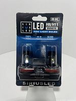 Front view of sealed SIRIUSLED LED fog light bulb pack