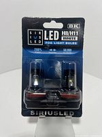 Front view of sealed SIRIUSLED LED fog light bulb package