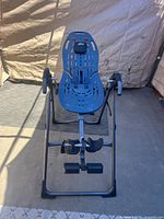 Front view of Teeter Hang Ups inversion table assembled