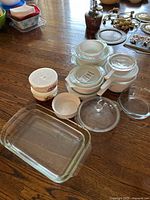 Group shot of all casserole dishes, baking dishes and bowls