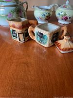 Group shot including other items, lot items in background